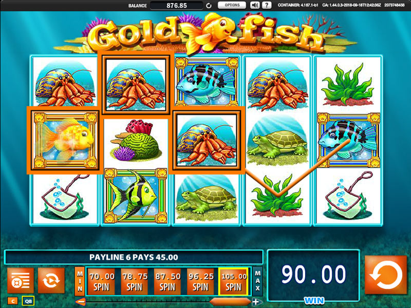 Play Goldfish Slot Machine online, free
